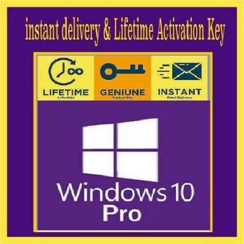windows 10 win pro professional 64 32 bit license activation genuine product key
