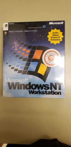 GENUINE Microsoft Windows NT Workstation CD Rom 4.0 FACTORY Sealed