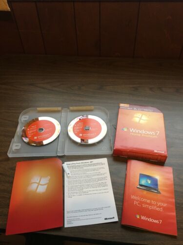 Microsoft Windows 7 Home Premium Upgrade 3 User Family Pack 32 / 64 Bit