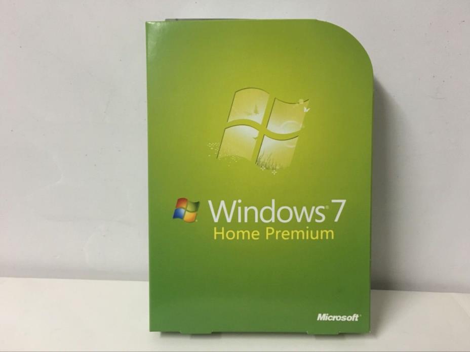 Microsoft Windows 7 Home Premium 32 & 64-bit DVD New Boxed Sealed