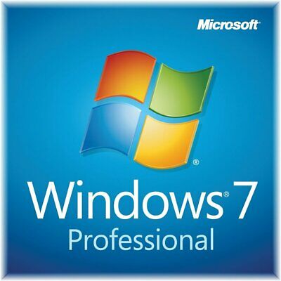 Windows 7 Professional 64 bit License W/DVD - Full Version - English