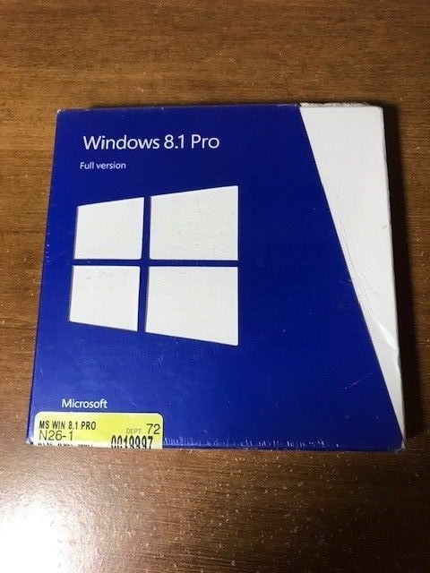 Microsoft windows 8.1 pro  32 & 64 BIT full version DVD