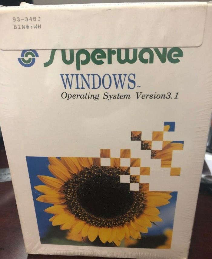 Vintage Superwave Windows 3.1 Operating system