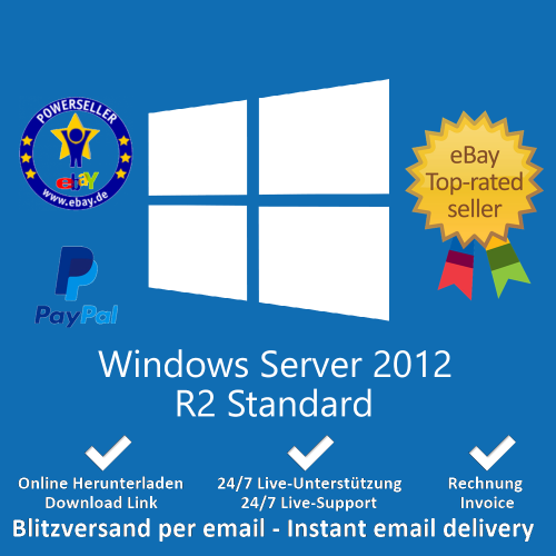 Windows Server 2012 R2 Standard Edition Retail License Key