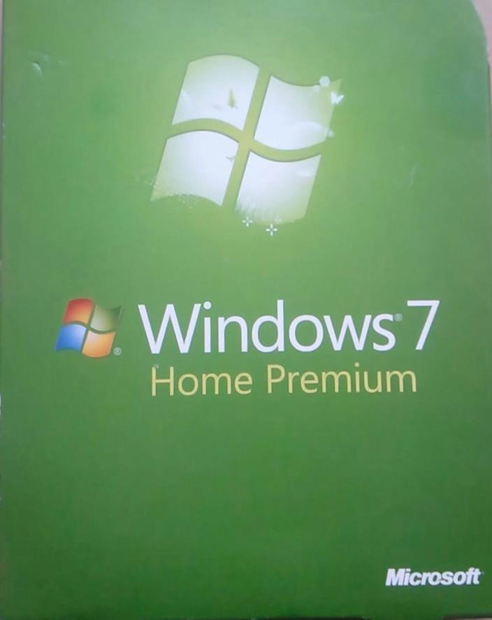 Windows 7 Home Premium 64 bit Full Install DVD AND Product Key
