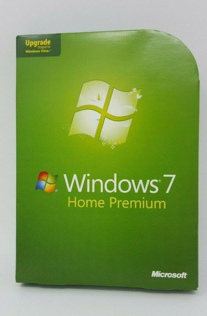 Microsoft Windows 7 Home Premium Upgrade  32 & 64 Bit Discs