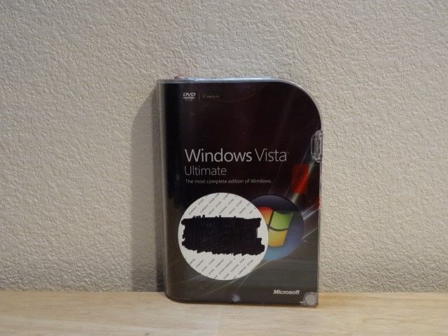 Microsoft Windows Vista Ultimate 32/64 bit Software Program