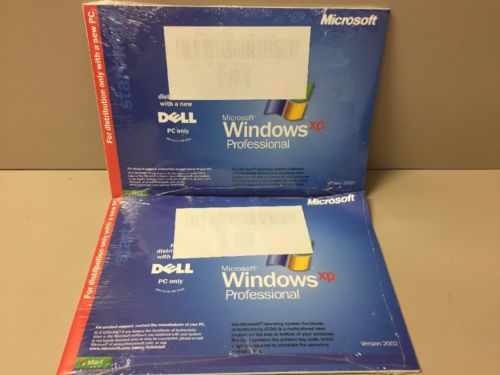 Lot Of 2 - Windows XP Professional CD for Dell PC Only 0801