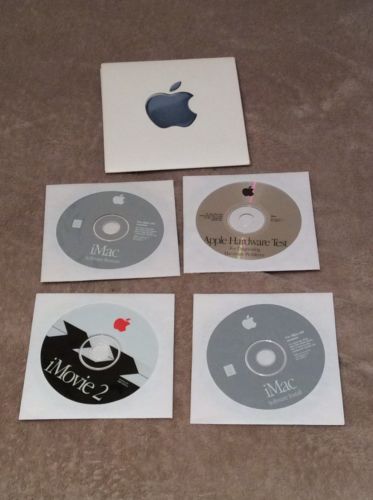 iMAC DV Software INSTALL 691-2629-A RESTORE DISC HARDWARE TEST iMOVIE 2 Bundle