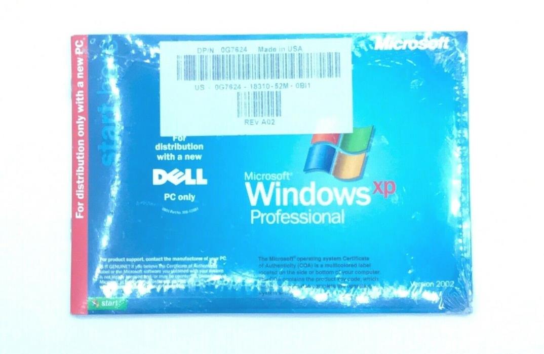 Dell Reinstall CD Microsoft Windows XP Professional Service Pack 2 Sealed