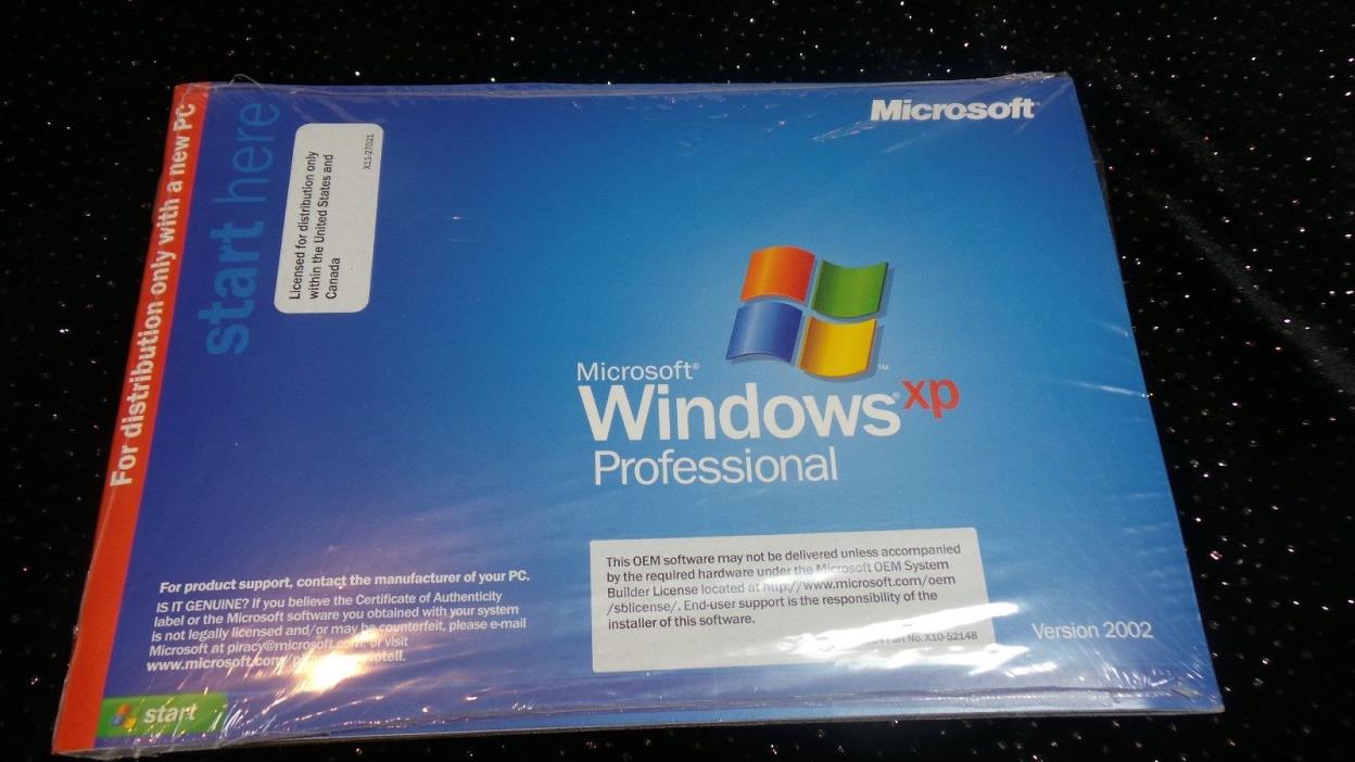 Windows XP SP2 + COA Product key Brand new sealed unused English Laptop Desktop