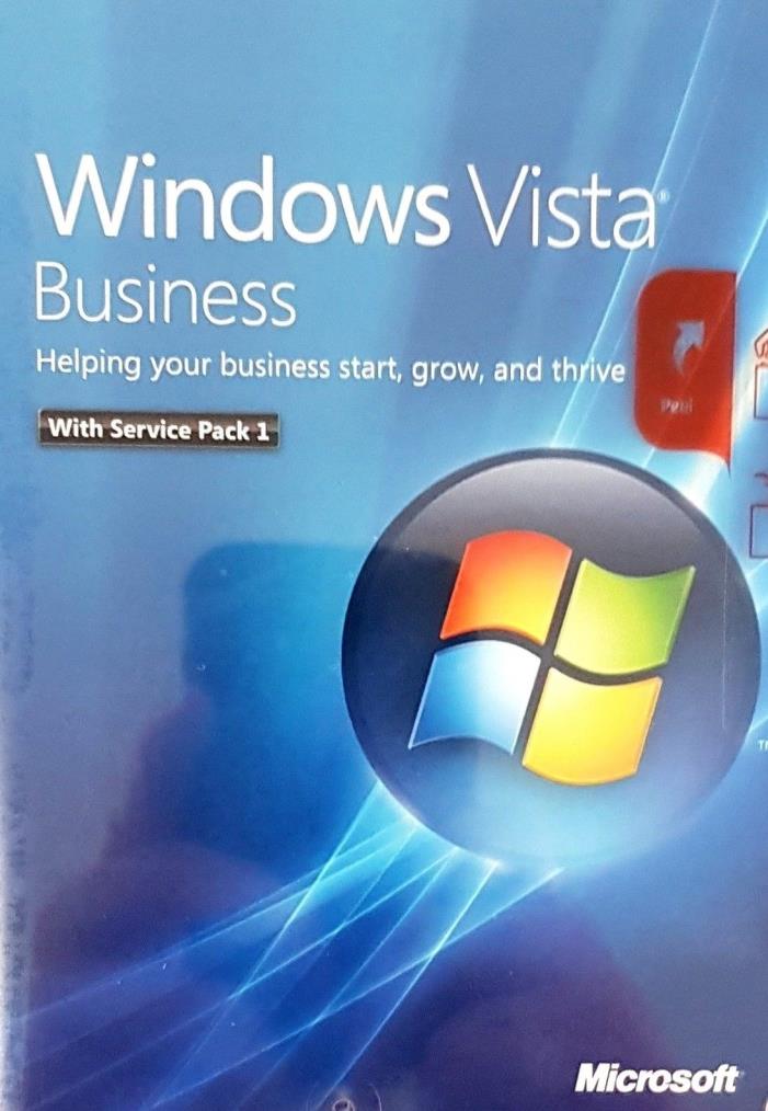 Windows Vista Business 64 bit Full Install DVD w/ Service Pack 2 & Product Key
