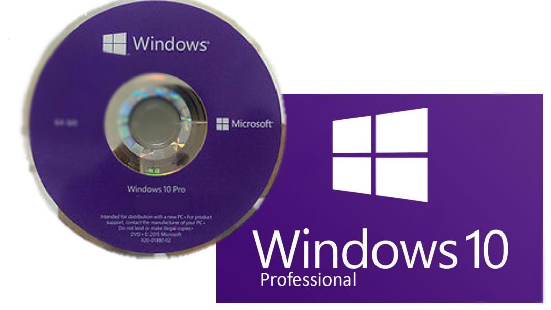 WINDOWS 10 PROFESSIONAL 64 BIT WIN 10 PRO DVD ENGLISH 64BIT OEM