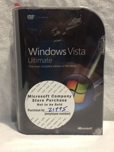 Microsoft Windows Vista Ultimate 32 64 Bit Service Pack 1 Full Install...