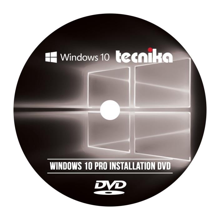 Microsoft Windows 10 Pro DVD Installation Media 32&64 Bit Recovery Repair Disc