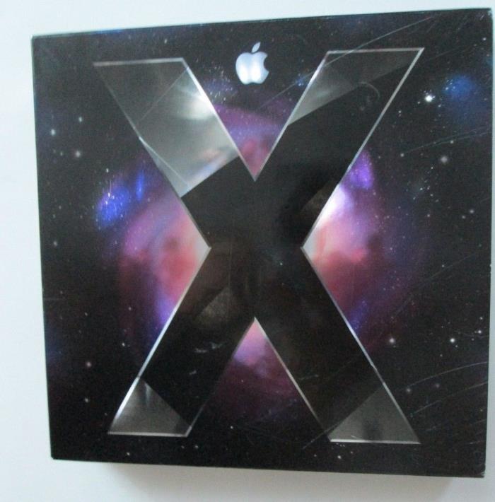 Mac OS X LEOPARD Version 10.5 Apple Install DVD & Booklet 2007 Pre-Owned