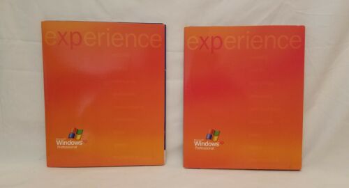 MICROSOFT WINDOWS XP HOME EDITION - VERSION 2002 - WITH PRODUCT KEY *SET OF TWO*