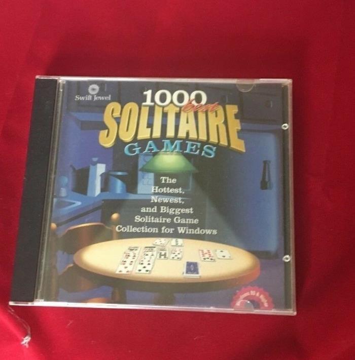 PC SLOTS 1000 Best Solitaire games cd