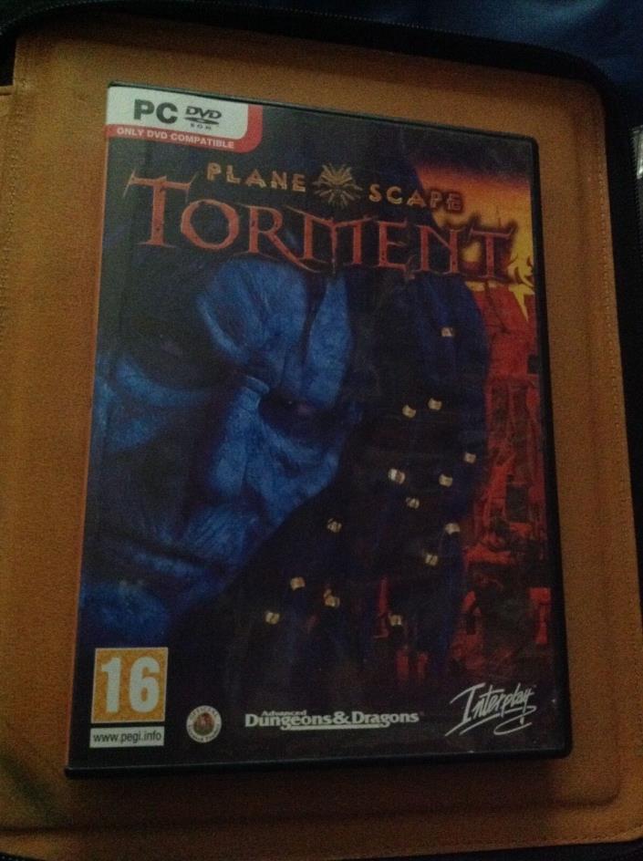 Planescape Torment PC DVD back from dead no memories role-playing fantasy game!