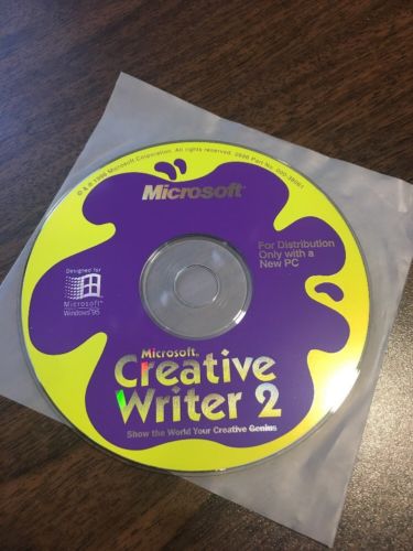 Microsoft Creative Writer 2 Designed for Windows 95