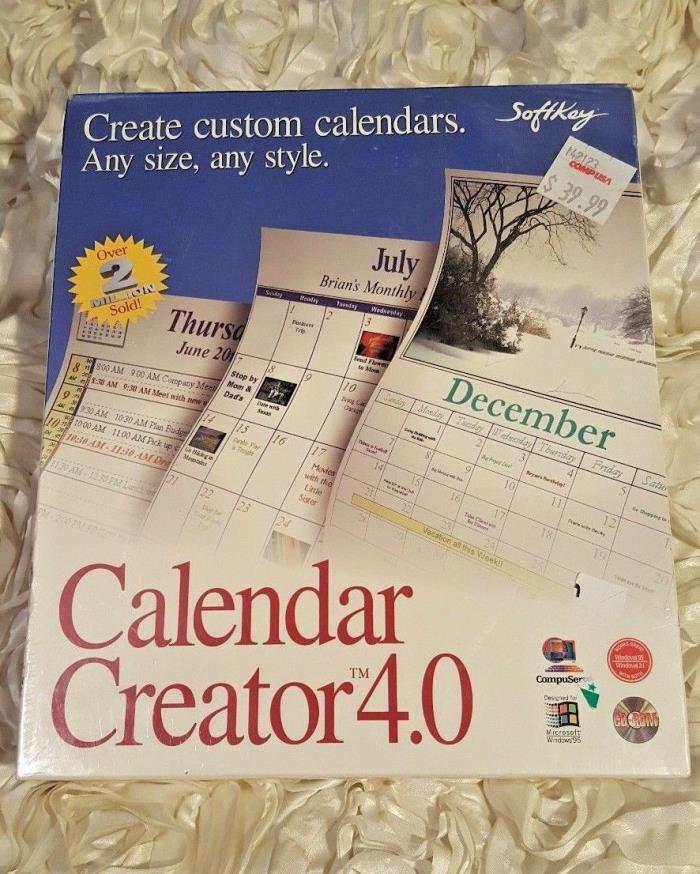Softkey Calendar Creator 4.0 for Windows New         (M199)