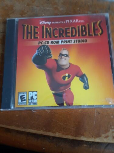 THE INCREDIBLES PC-CD ROM PRINT STUDIO