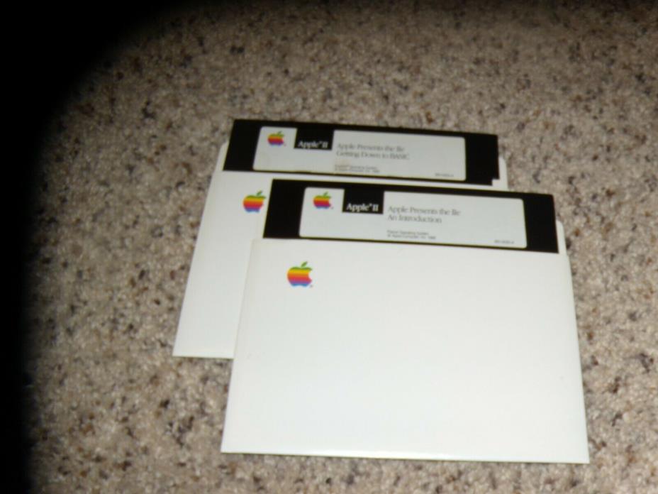 Apple II An Introduction and Apple II Getting Down to the BASIC 5.25