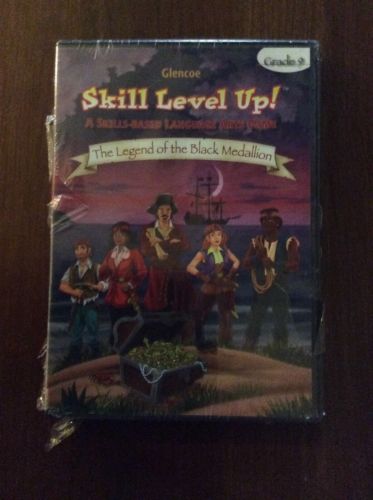 Glencoe Skill Level Up! The Legend of the Black Medallion CD / GAME Grade 9 NEW
