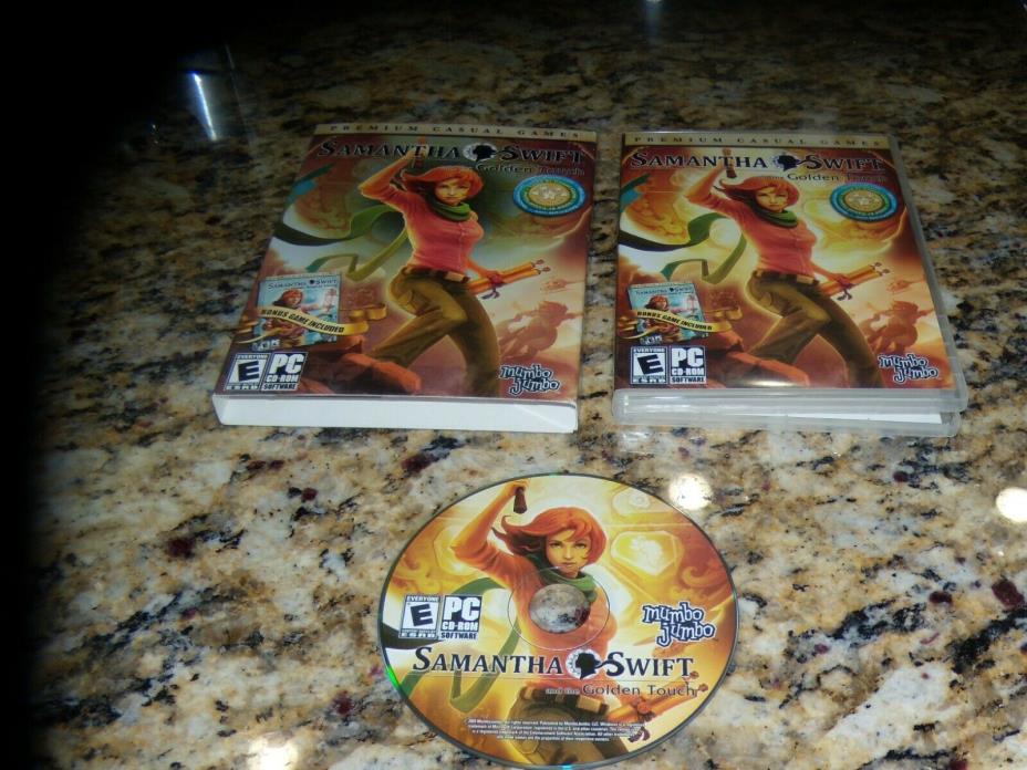 Samantha Swift and the Golden Touch (PC, 2009) Mint