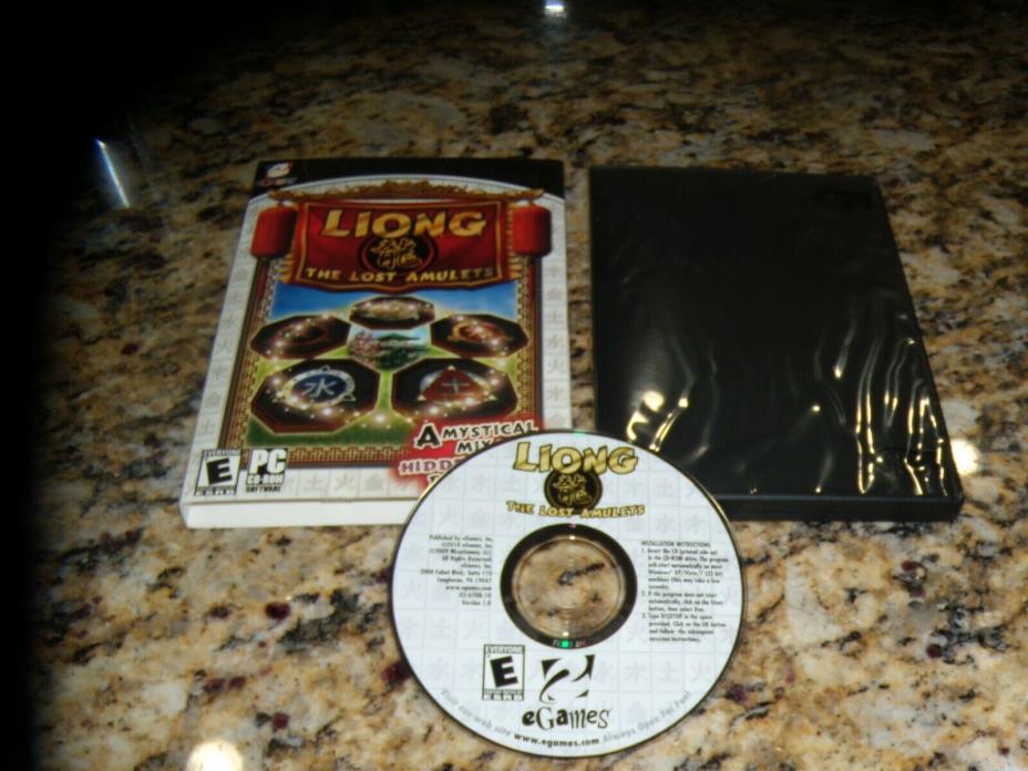Liong The Lost Amulets (PC, 2010) Mint Game