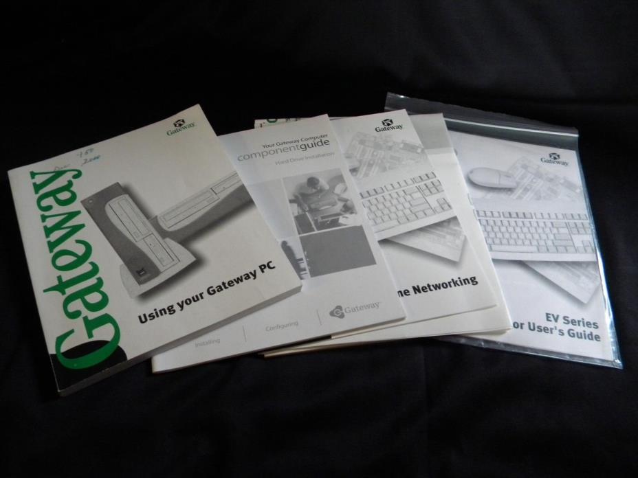 Gateway  PC instruction books, component guide, System Restoration CDs