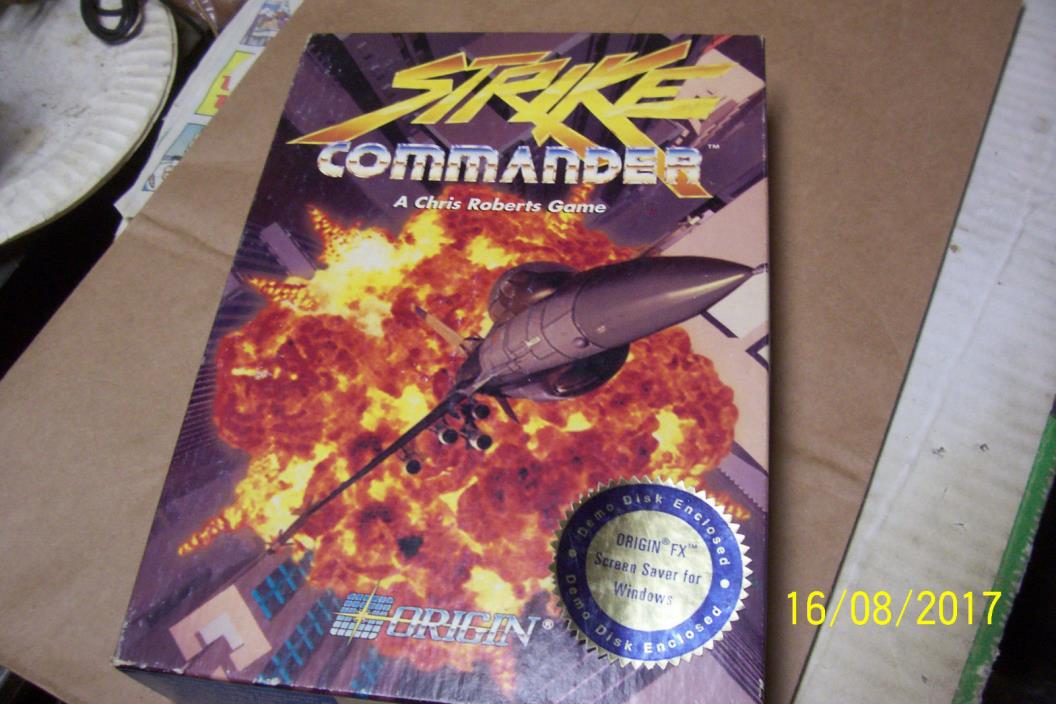 STRIKE COMMANDER PC Origin RS.25-1842 Vintage 1992 Software for MSDOS