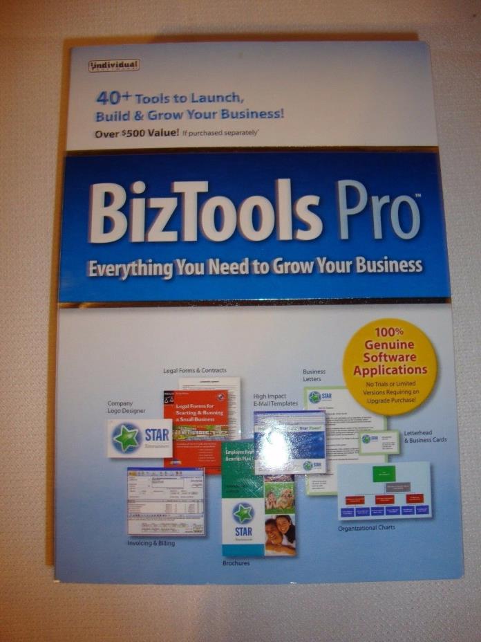 ~NEW SEALED~BizTools Pro Software for Windows XP, Vista & Windows 7