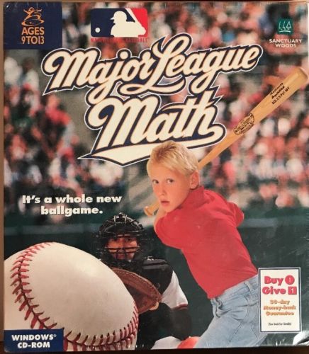 Major League Math Windows CD-ROM ( Sanctuary Woods)