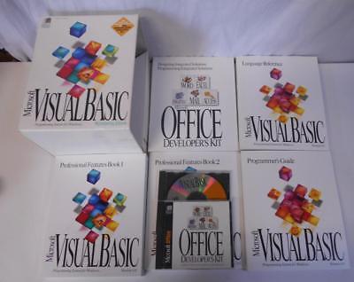 Microsoft Visual Basic Professional 3.0 with 2 Installation CDs Complete