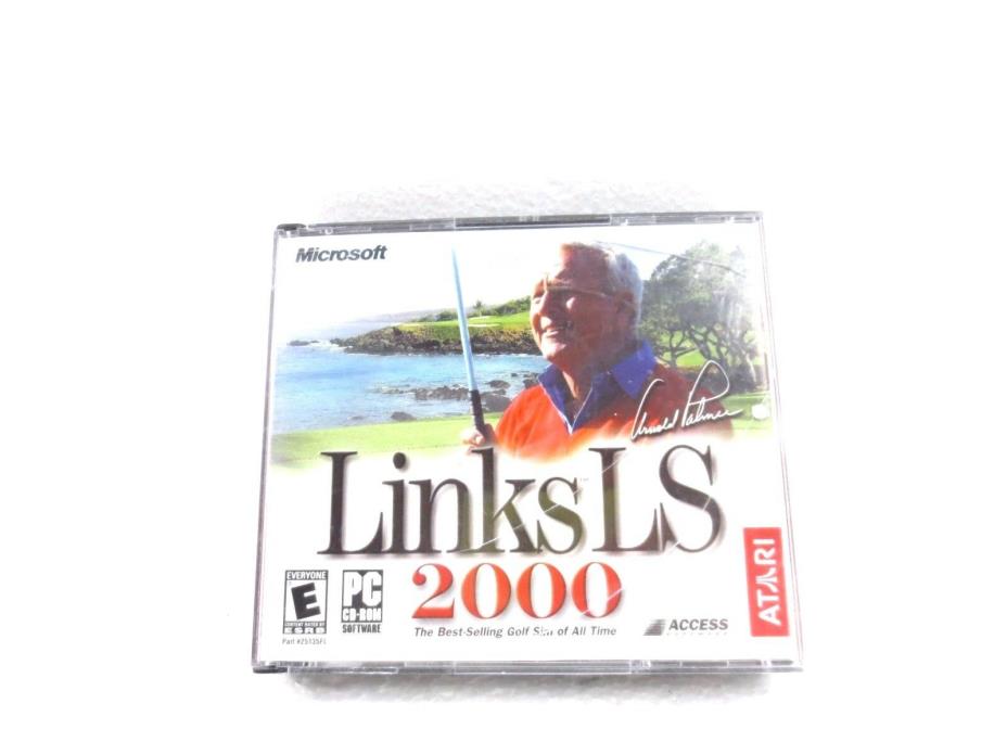 Links LS 2000  CD golf course Open simulation sports COMPLETE WIN 95 98 NT