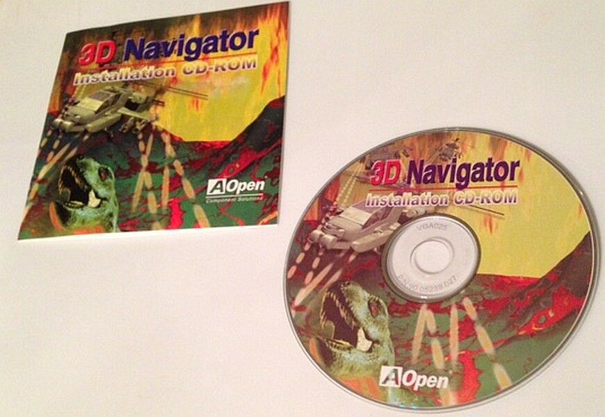 3D Navigator Installation CD-ROM - PC CD Computer Software Disc and Guide
