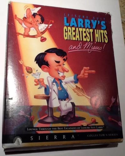 Leisure Suit Larry's Greatest Hits and Misses Big Box PC CD version 1 2 3 5 6