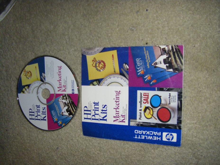 HP Print Kits CD Marketing Kits from Hewlett Packard Windows 3.1 or 95