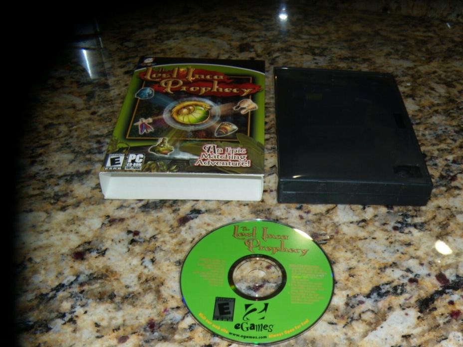 The Lost Inca Prophecy (PC, 2010) Mint Game with box