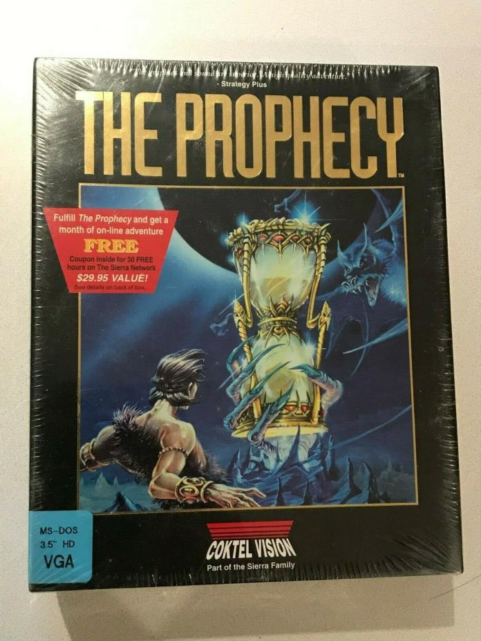 Coktel Vision / Sierra ~ The Prophecy Big Box New Sealed Rare Game 3.5