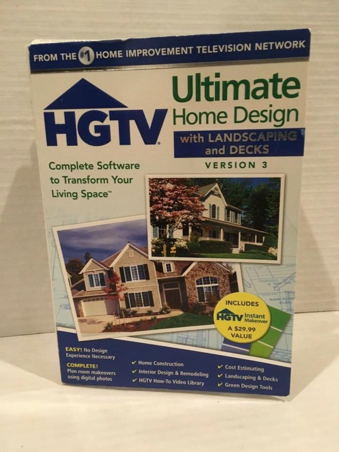 HGTV Home Design With Landscaping And Decks [Version 3, Windows]