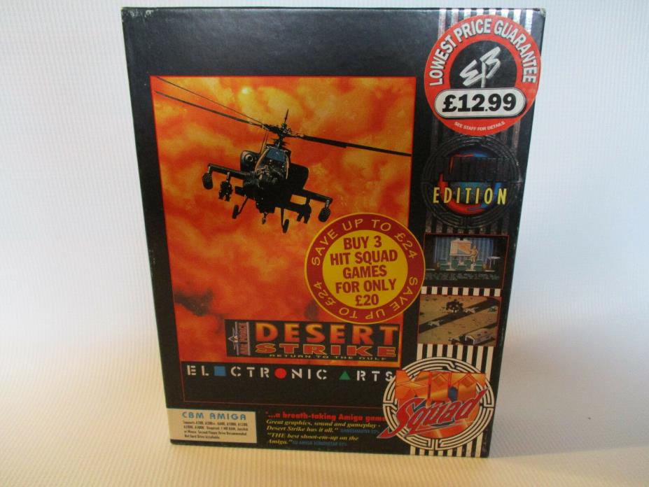 DESERT STRIKE Commodore Amiga Game by Electronic Arts!!