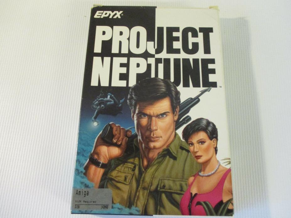 Rare PROJECT NEPTUNE Commodore Amiga Game by Epyx!!