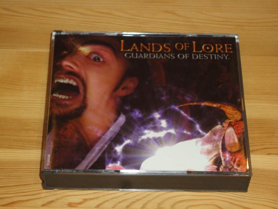 LANDS OF LORE GUARDIANS OF DESTINY mint PC GAME 4 Discs FREE SHIPPING!