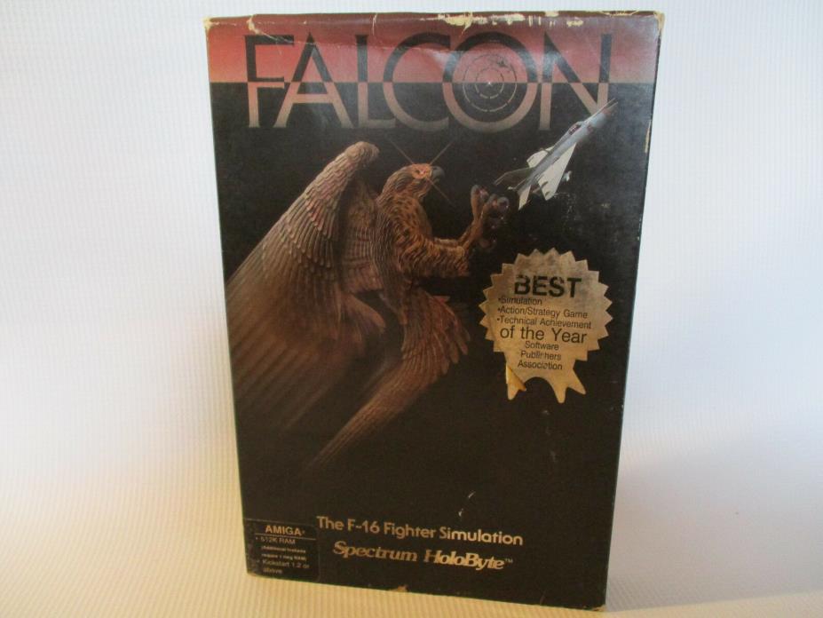 FALCON Commodore Amiga Game by Spectrum HoloByte!!