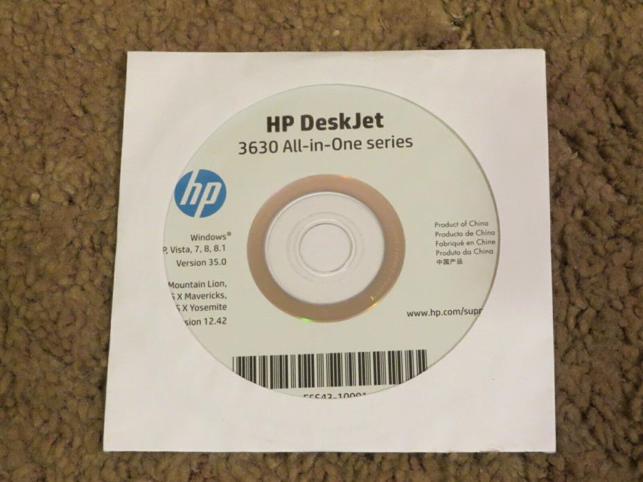 HP Deskjet 3630 All-in-One series Installation CD ONLY