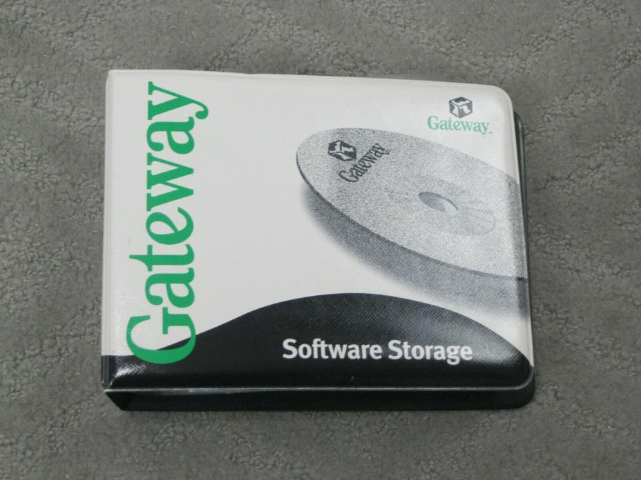 GATEWAY SOFTWARE STORAGE BINDER  20 Discs 2000