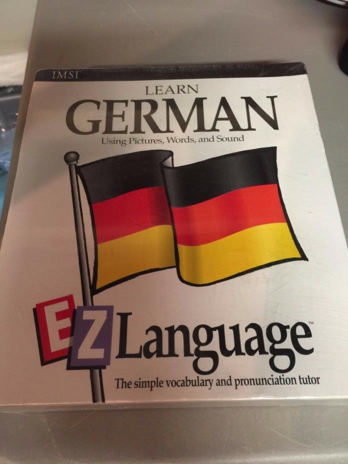 EZ LANGUAGE LEARN GERMAN  USING PICTURES, WORDS, AND SOUND IMSI