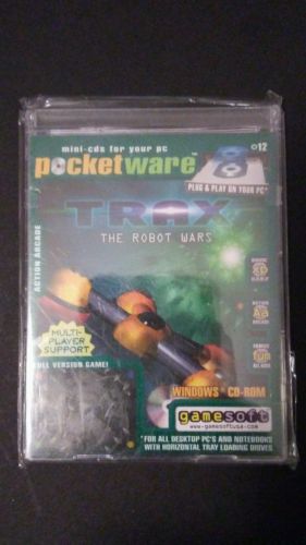 (1583) Pocketware Mini Cd Game - Trax The Robot War